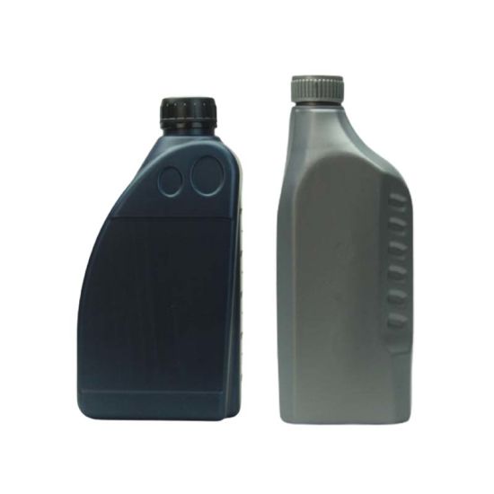 Dark Slate Gray Plastic Rectangular OIL Bottle - 30% PCR Recycled Material