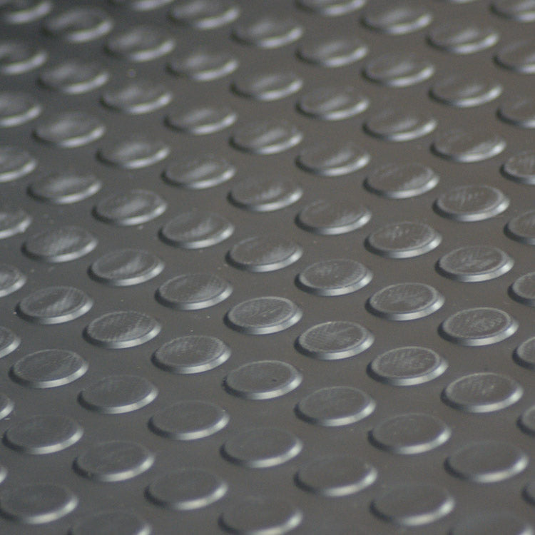 Dim Gray Circular Pattern Matting Roll for Commercial and Industrial Use