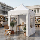 Lavender Commercial Gazebo 1.5m x 1.5m – Heavy Duty Waterproof Aluminium Pop Up Canopy – Compact Folding Shelter – Event & Trade Use