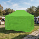 Olive Drab Compact Gazebo 4.5m x 3m – Heavy Duty Waterproof Pop Up Canopy – Premium Folding Shelter – Garden, Event & Commercial Use