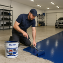 Slate Gray Anti Slip Polyurethane Garage Floor Paint Resin Based High Build
