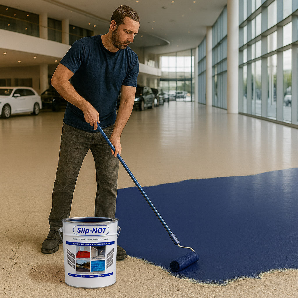 Dim Gray Industrial Garage Floor Paint 10L Paint PU150 For Showroom And Factory