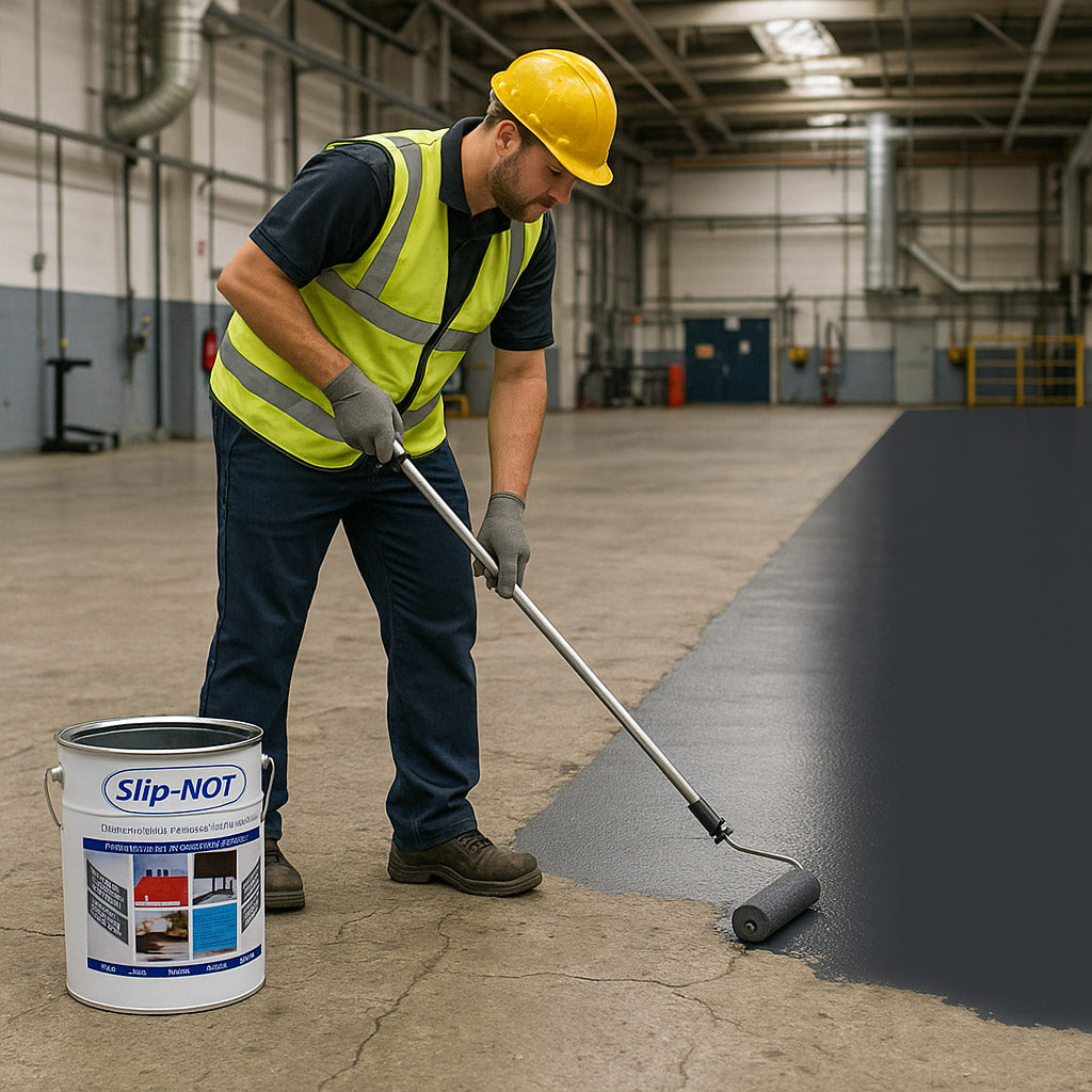 Dim Gray Heavy-Duty Industrial Floor Paint for Maximum Durability