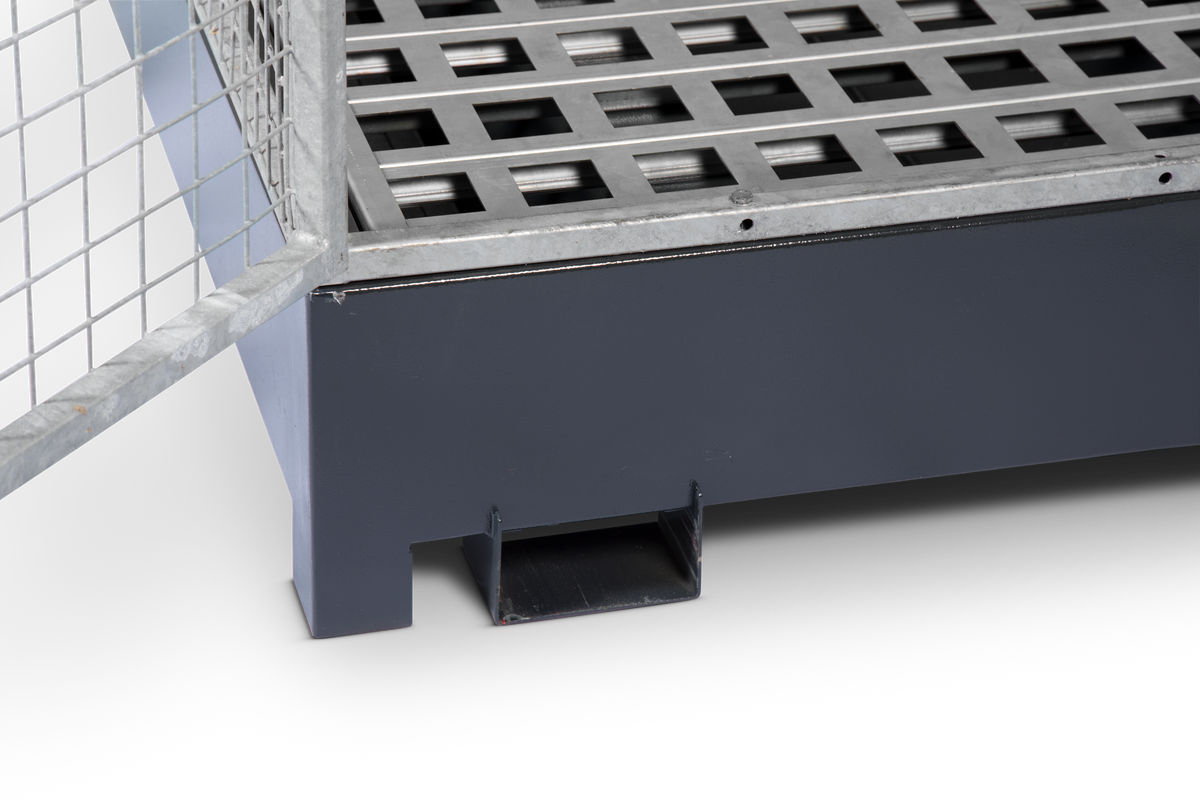 Dark Slate Gray Armorgard DrumCage COSHH Compliant Storage Unit for liquids, gases and solids