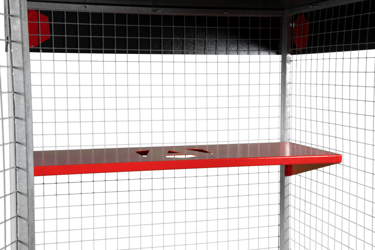Gray Armorgard DrumCage COSHH Compliant Storage Unit for liquids, gases and solids