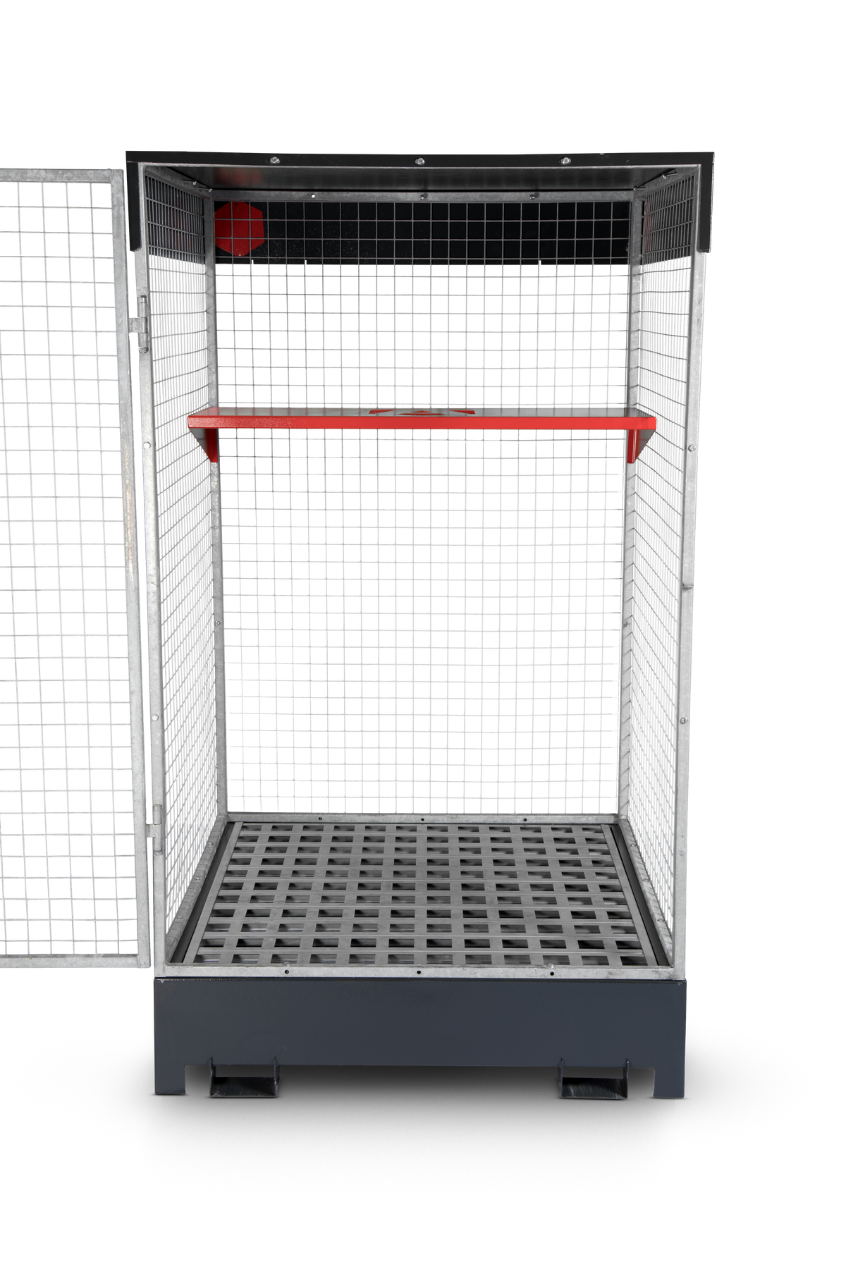 Dark Slate Gray Armorgard DrumCage COSHH Compliant Storage Unit for liquids, gases and solids