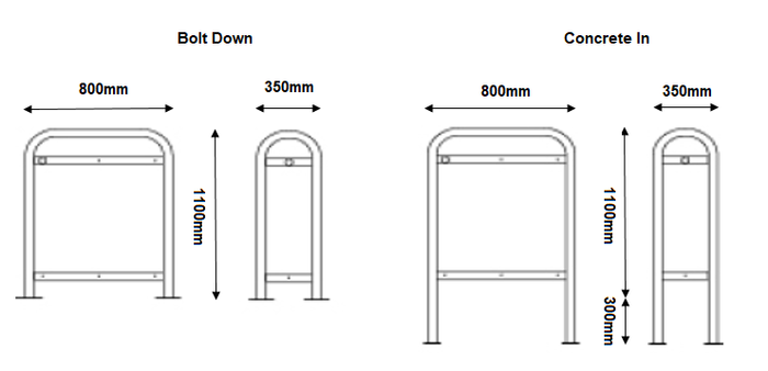 Light Gray 48mm Diameter Door Guard Protection Stopper