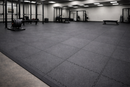 Dark Slate Gray Mega Floor Heavy Duty Rubber Gym Mats 16mm - Anti-Slip, Impact Absorbing, Non-Slip Rubber, Easy Fit