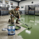 Dark Olive Green High Build Epoxy Garage Floor Paint – Heavy Duty Two-Part Resin Floor Coating