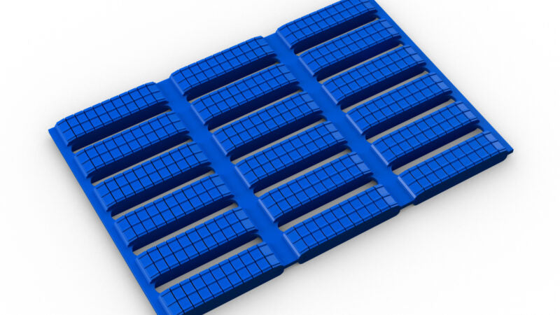 Royal Blue WetAreaMax Safety Floor Mat - Anti-Slip Lightweight Grid Roll