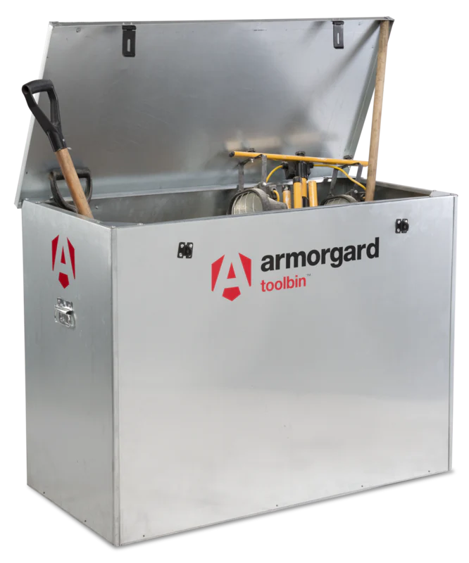 Gray Armorgard Medium Lightweight Storage Bin - 1190mm x 585mm x 850mm