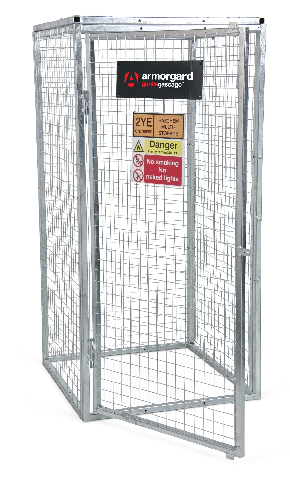 Dark Gray Armorgard Gorilla Gas Cage 912x966x1831