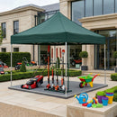 Gray Industrial Heavy Duty Pop-Up Gazebo 3m x 3m – 58mm Aluminium Frame – Waterproof PVC Coated Canopy – Wind Resistant Commercial Shelter