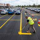Dark Slate Gray Car Park Line Marking Paint – Rapid Cure Polyaspartic Road & Floor Marking Coating for Concrete, Tarmac & Asphalt