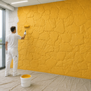 Goldenrod Exterior Weatherguard Masonry Paint – Two-Part UV Stable Wall Coating for Concrete, Brick, Render & Stone