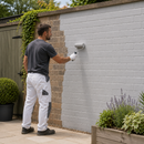 Dark Gray Masonry Paint | Exterior Wall Paint for Brick, Render, Stone & Concrete | Weatherproof Matt Masonry Coating