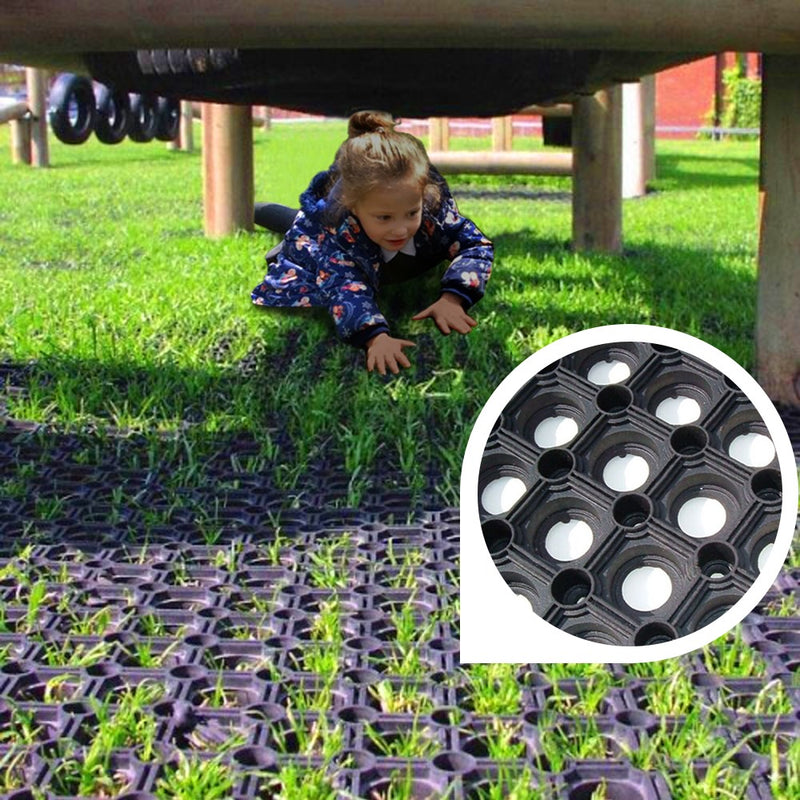 Dark Slate Gray Playground Safety Grass Mats