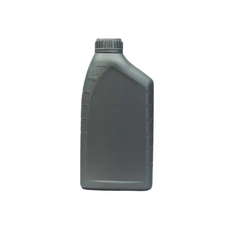 Dim Gray Plastic Rectangular OIL Bottle - 30% PCR Recycled Material