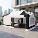 White Smoke Heavy-Duty 8m x 4m Commercial Pop-Up Gazebo | Industrial Waterproof Event Shelter