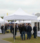 Light Gray Heavy-Duty 5m x 2.5m Commercial Pop-Up Canopy | Pro-Grade Event Shelter