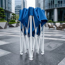 Dim Gray Heavy Duty 3x3 Pop-Up Gazebo Frame Replacement | Powder Coated Steel Frame with Adjustable Height