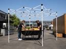 Dim Gray Heavy Duty Pop-Up Gazebo Frame Replacement | Powder Coated Steel Frame with Adjustable Height