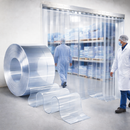 Lavender Heavy-Duty Clear PVC Strip Roll – 50m Bulk Roll for Industrial Strip Curtains, Cold Rooms & Dust Control