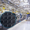 Gray Heavy Duty Non-Slip Rubber Matting Rolls Oil-Resistant, R11 Slip Rated Commercial Flooring - 3mm–6mm