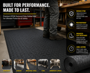 Dark Slate Gray Heavy-Duty Diamond Tread Rubber Matting – Non-Slip Industrial Safety Flooring Roll