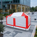 Dark Gray Industrial Heavy Duty Pop-Up Gazebo 6m x 4m – 58mm Aluminium Frame – Waterproof PVC Coated Canopy – Wind Resistant Commercial Shelter