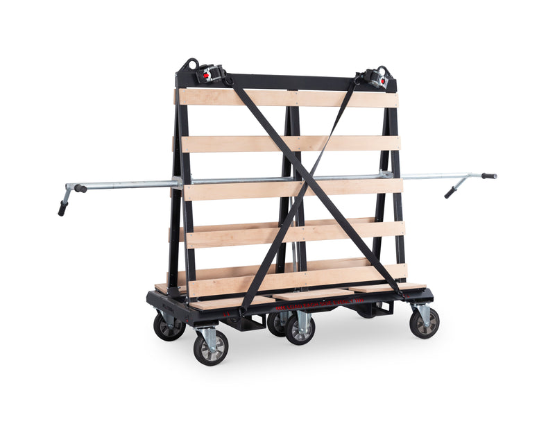 Dark Slate Gray Armorgard LoadAll LA1500-PRO A-Frame trolley with brake 2015x755x1710