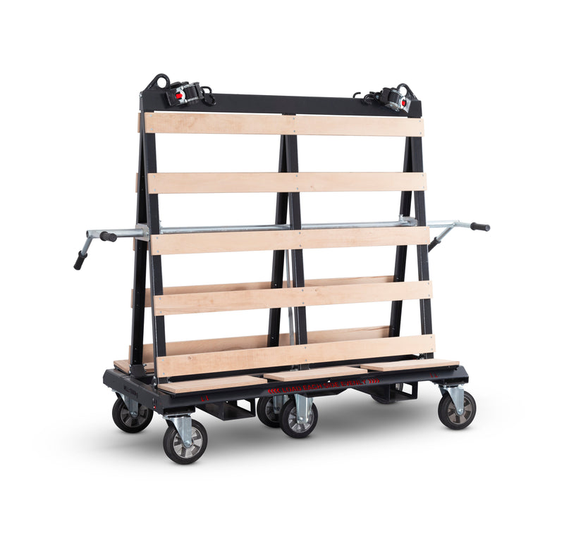 Dark Slate Gray Armorgard LoadAll LA1500-PRO A-Frame trolley with brake 2015x755x1710