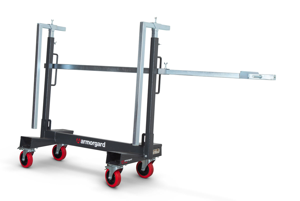 Light Gray Heavy-Duty Board Trolley (2455mm x 600mm x 2030mm)