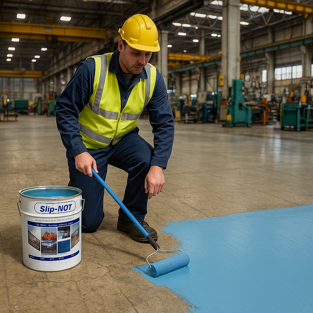 Dim Gray Heavy-Duty Industrial Floor Paint for Maximum Durability