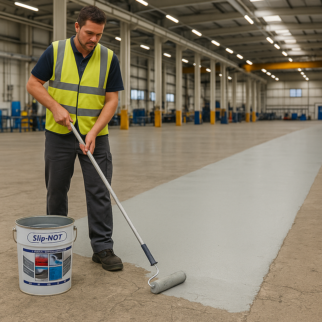 Rosy Brown Heavy-Duty Industrial Floor Paint for Maximum Durability