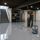 Light Slate Gray Double Garage Epoxy Floor Paint Bundle – High Gloss Heavy Duty Garage Floor Coating Kit