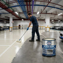 Gray Car Park Decking System – Heavy Duty Polyurethane Resin Floor Coating for Car Parks, Vehicle Storage & Industrial Decking