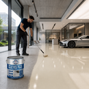 High Gloss Epoxy Showroom Floor Paint – Two-Part Solvent-Free Epoxy Resin Coating for Showrooms, Garages, Warehouses & Commercial Floors