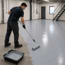 Dark Gray Heavy Duty Polyurethane Floor Paint – Hard Wearing Garage, Warehouse & Factory Floor Coating with Anti-Slip Finish