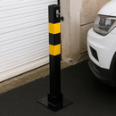 Lockable Heavy-Duty Steel Folding Parking Post 2