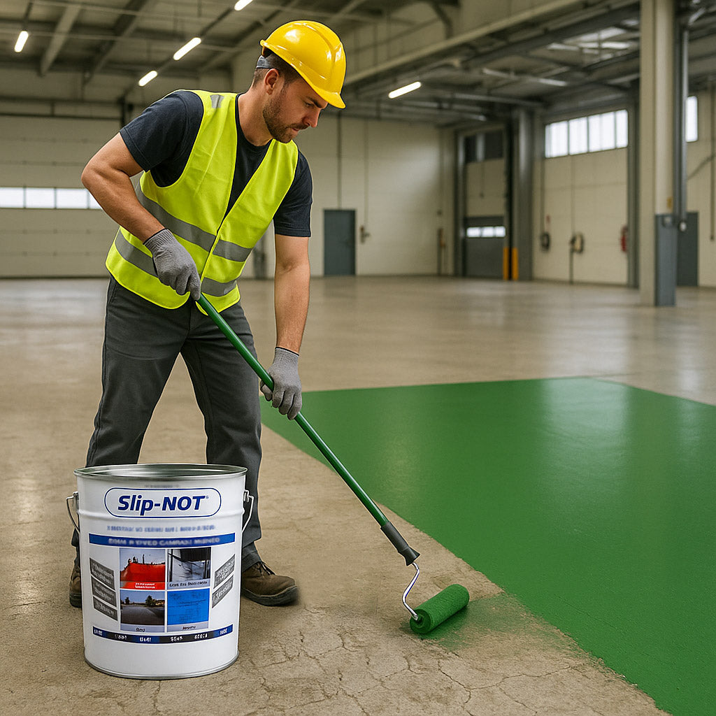 Dim Gray Supercoat Non Slip Garage Floor Paint High Impact 20Ltr Paint For Factory Warehouses