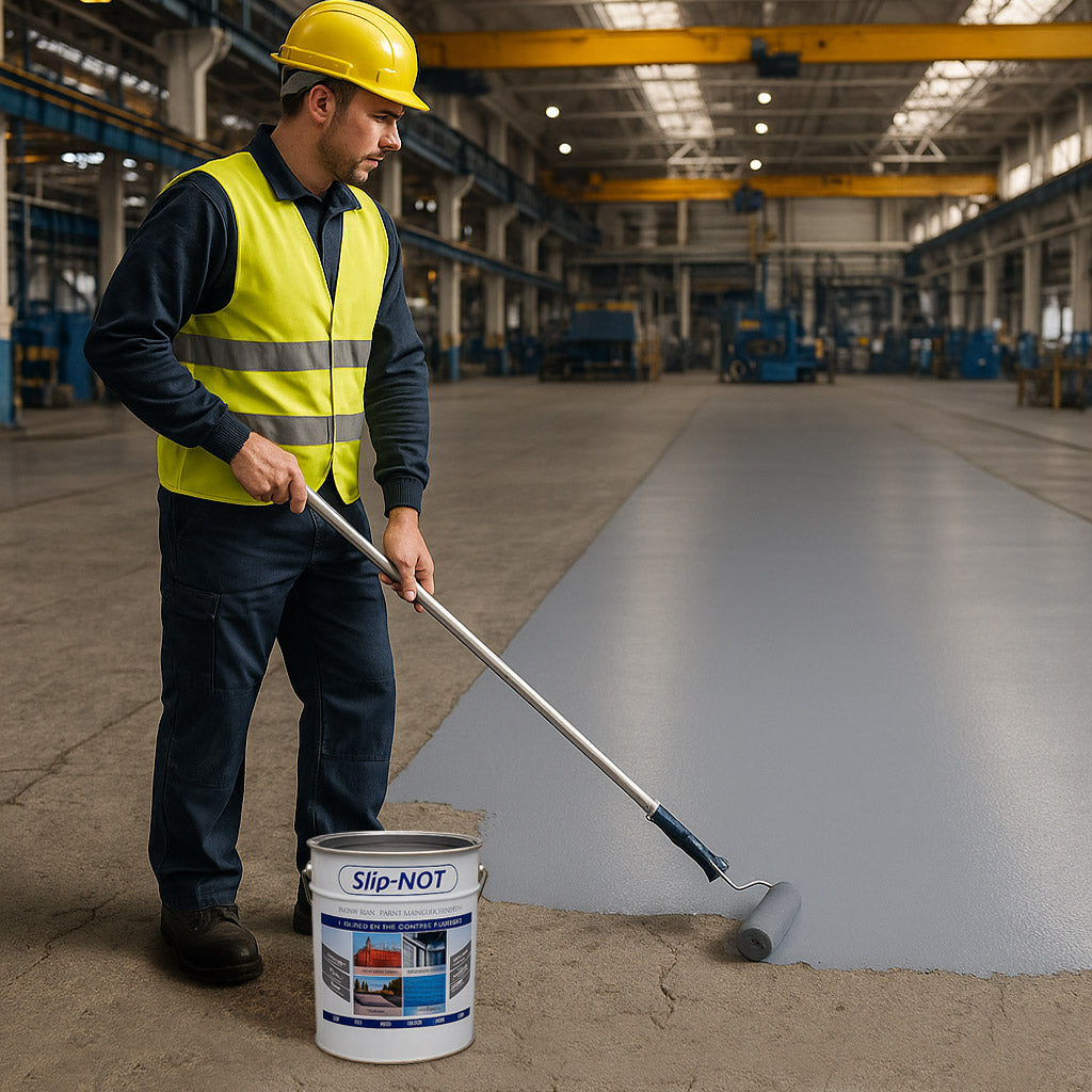 Dim Gray Heavy-Duty Industrial Floor Paint for Maximum Durability