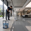 High Gloss Epoxy Showroom Floor Paint – Two-Part Solvent-Free Epoxy Resin Coating for Showrooms, Garages, Warehouses & Commercial Floors