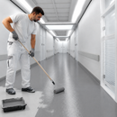 Gray Antimicrobial Anti Slip Epoxy Floor Paint – High Strength Hygienic Coating for Hospitals, Factories & Commercial Floors