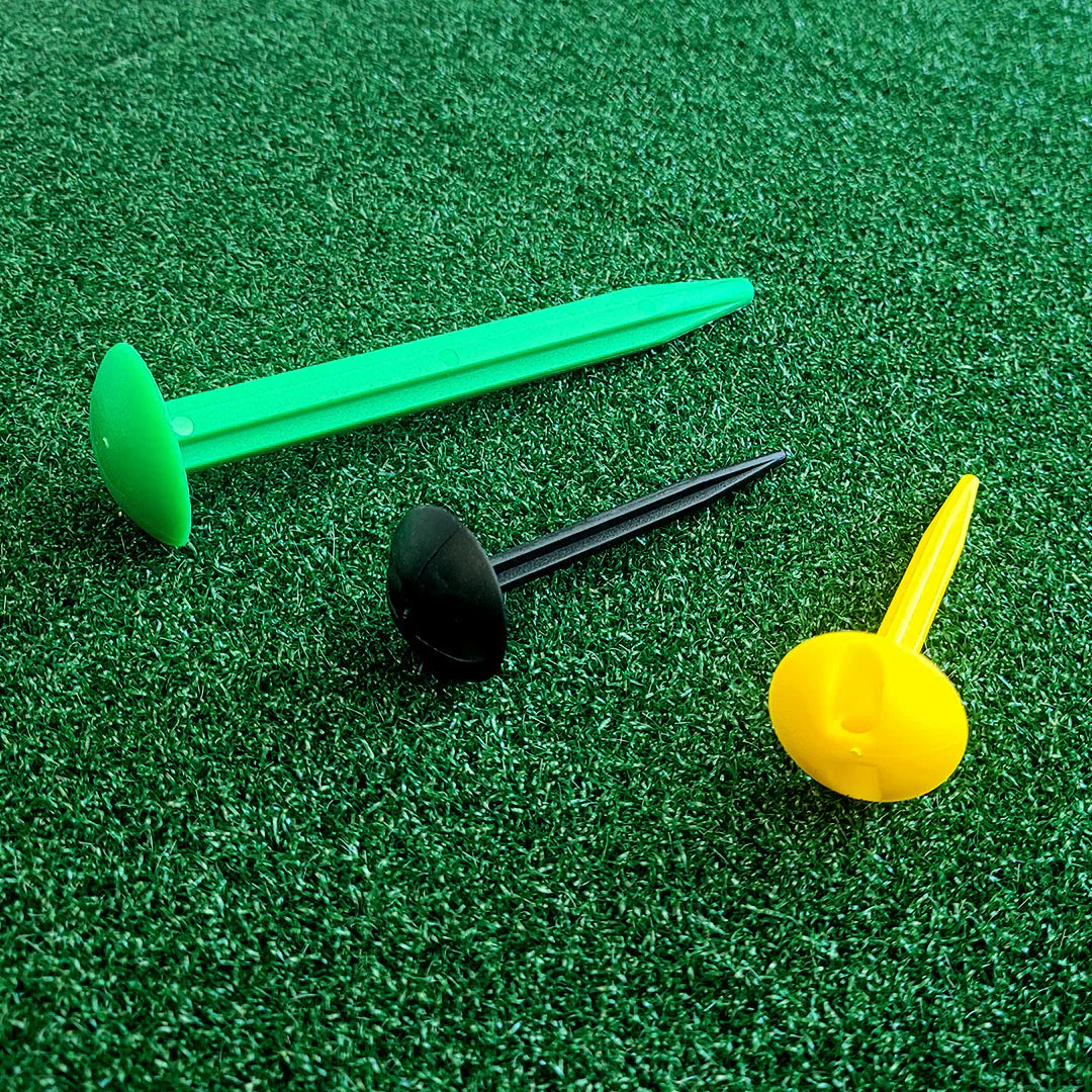 Dark Green Mushroom Pegs For Lawn Garden and Sports Sheet Fixing