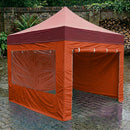 Saddle Brown Industrial Canopy Sidewalls 3m x 3m – Heavy Duty Waterproof Panels – Multiple Colours – Outdoor Commercial & Event Use