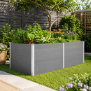 Outdoor Raised Garden Bed - Weatherproof Planter Box for Flowers and Vegetables