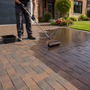 Dim Gray Block Paving Sealer – Clear Satin Acrylic Driveway & Patio Sealer, 5kg