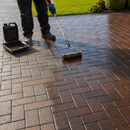 Rosy Brown Block Paving Sealer – Clear Satin Acrylic Driveway & Patio Sealer, 5kg
