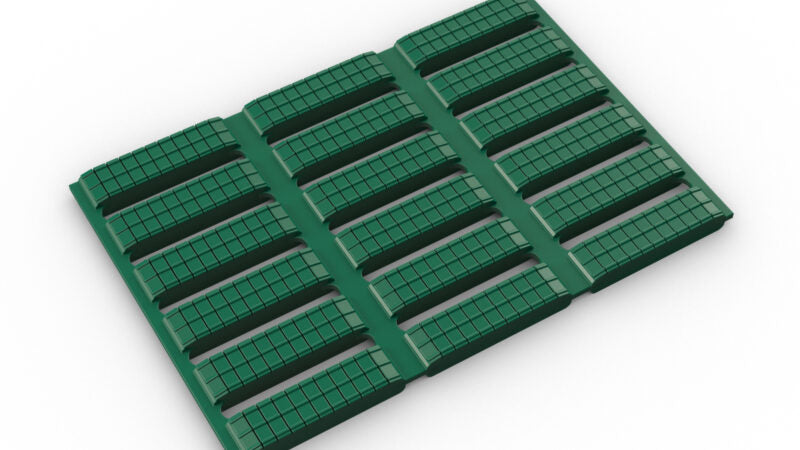 White Smoke WetAreaMax Safety Floor Mat - Anti-Slip Lightweight Grid Roll